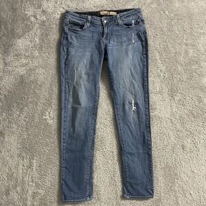 Paige Jeans Womens 26 Boyfriend Canyon Straight Denim Blue Medium Wash Low Rise‎